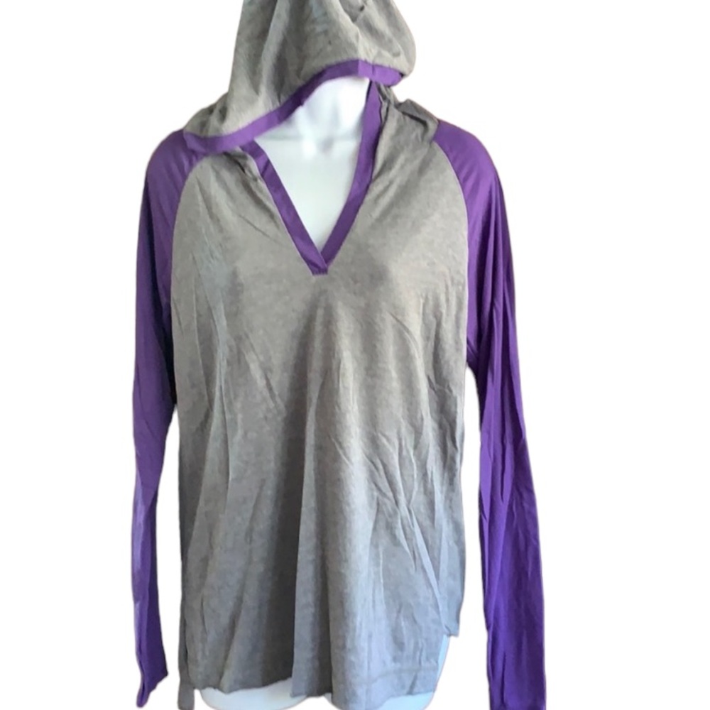 3/10 hooded lightweight shirt